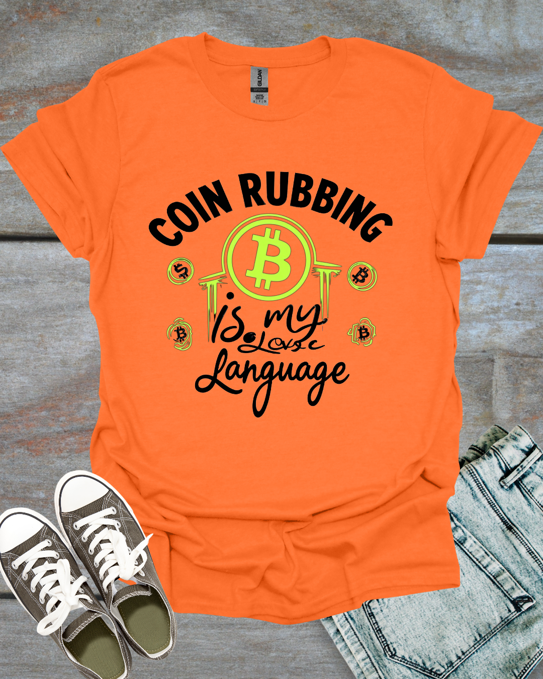 Coin Rubbing Unisex T-Shirt