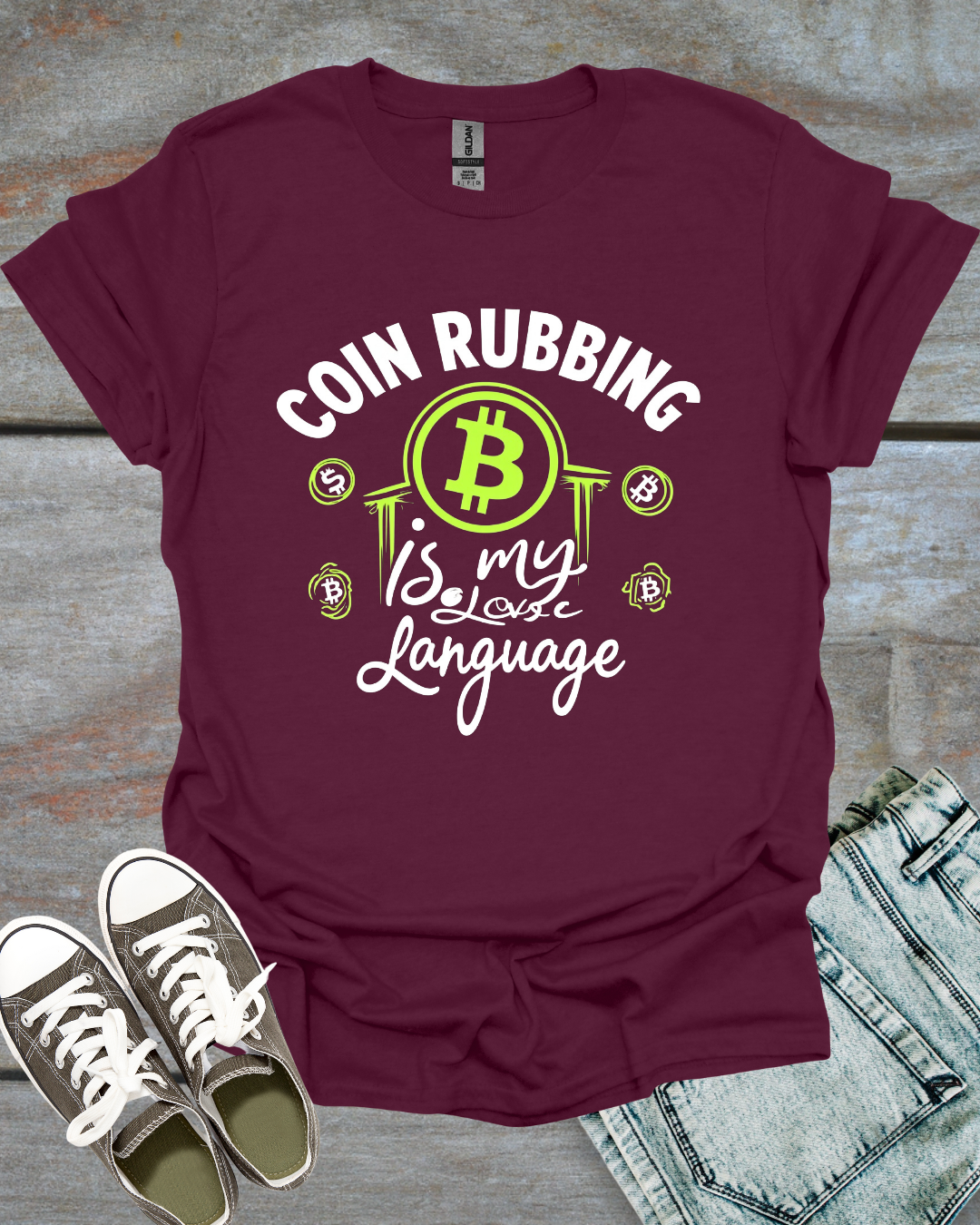 Coin Rubbing Unisex T-Shirt