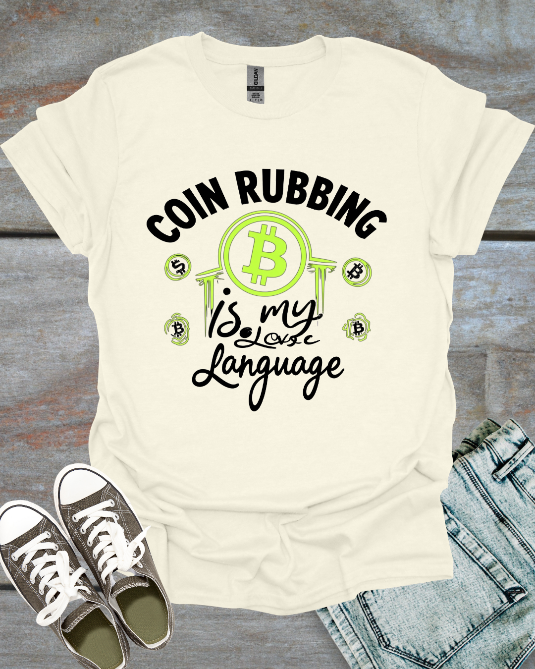 Coin Rubbing Unisex T-Shirt