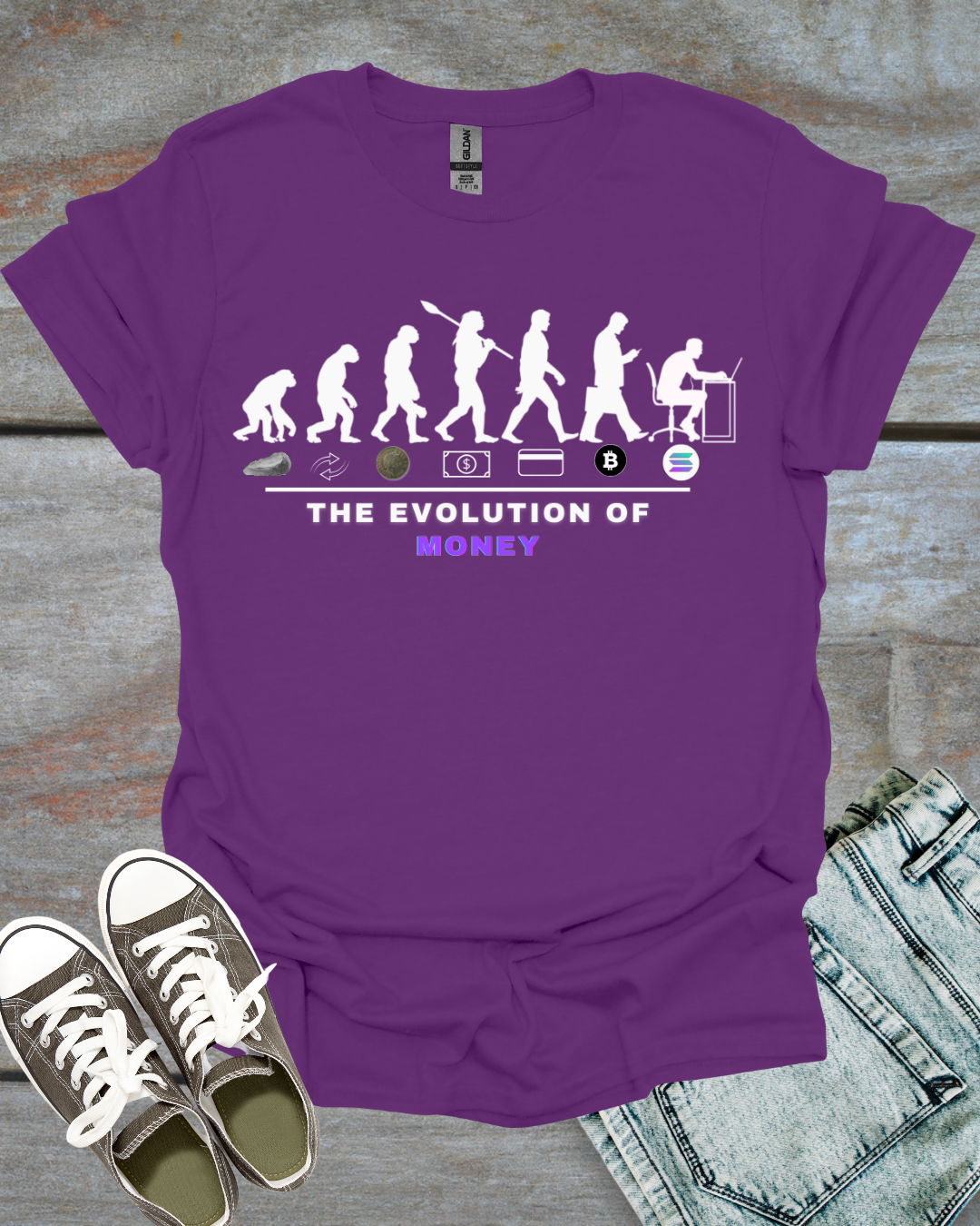 Evolution of money T-shirt