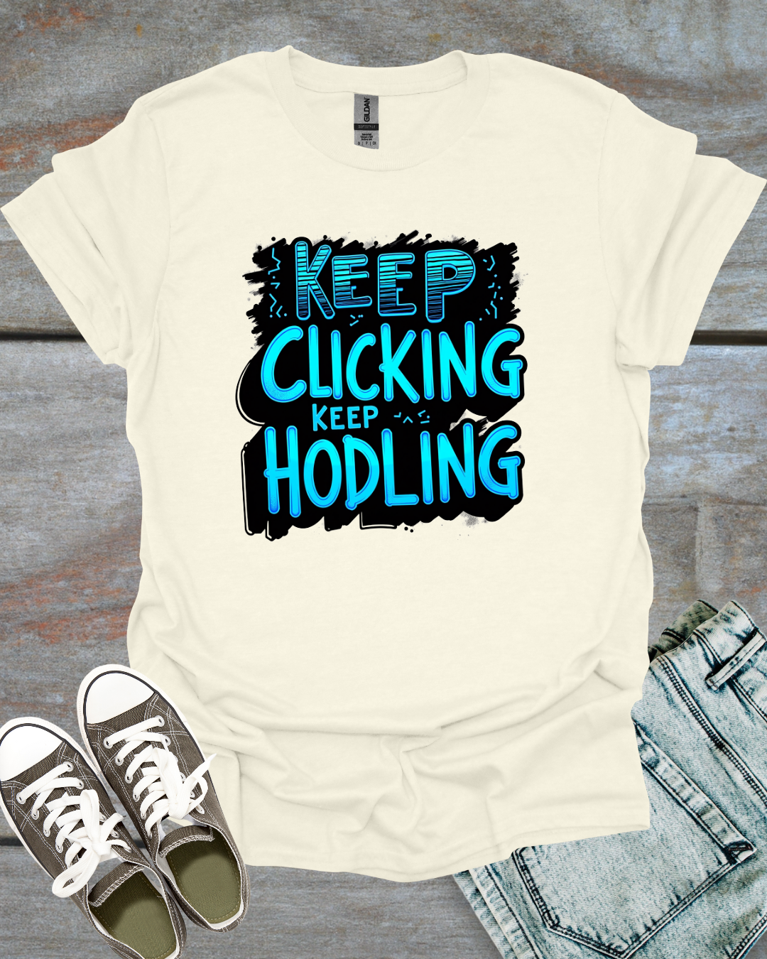 Keep Clicking, Keep HODLing Unisex T-Shirt