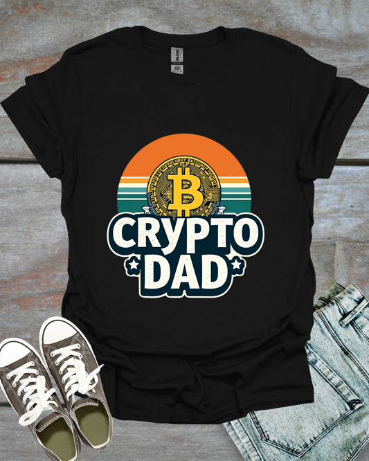 Retro Crypto Dad T-Shirt