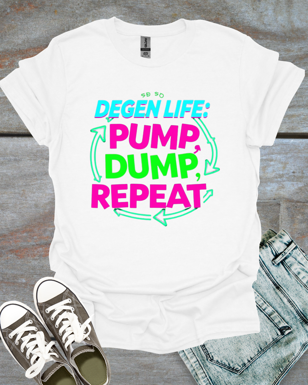 PUMP, DUMP, REPEAT Unisex T-Shirt