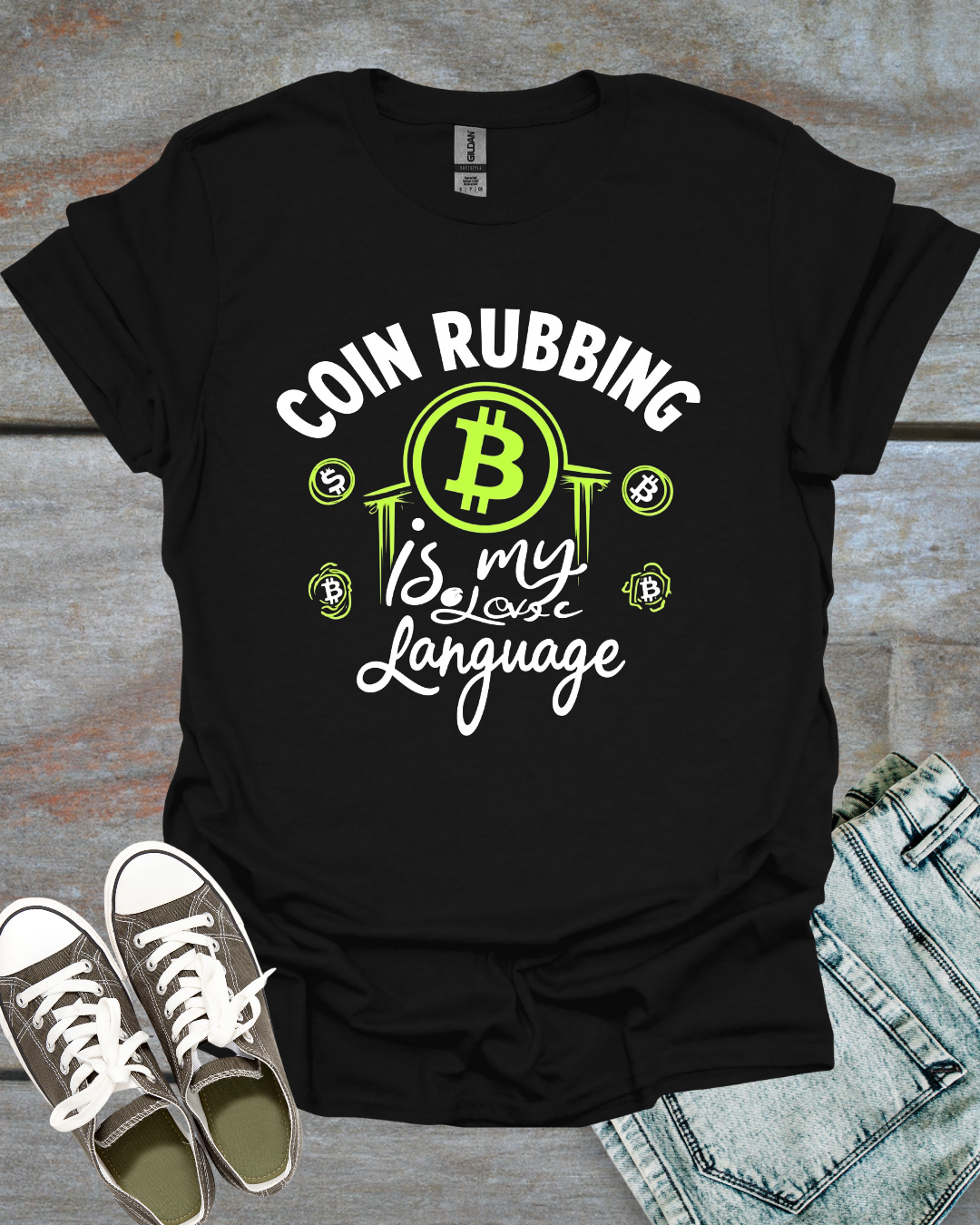 Coin Rubbing Unisex T-Shirt