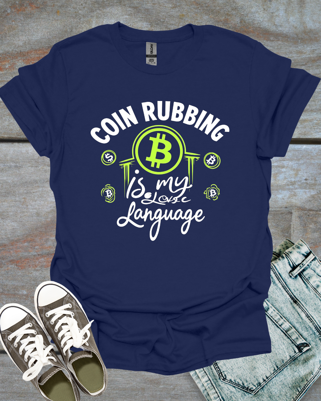 Coin Rubbing Unisex T-Shirt