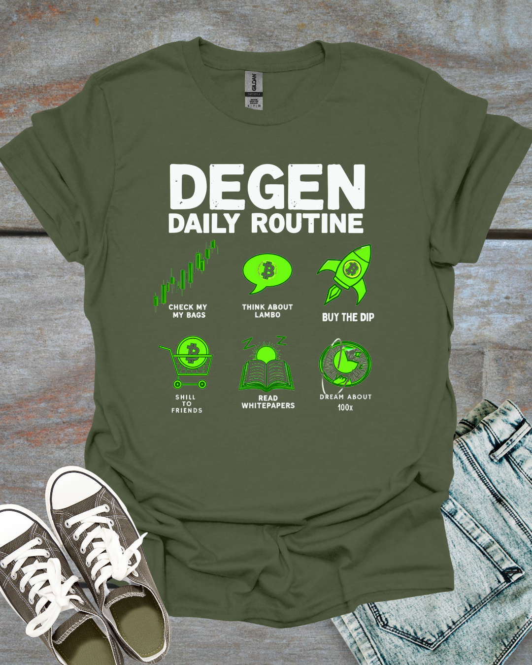 Degen Daily Routine T-shirt