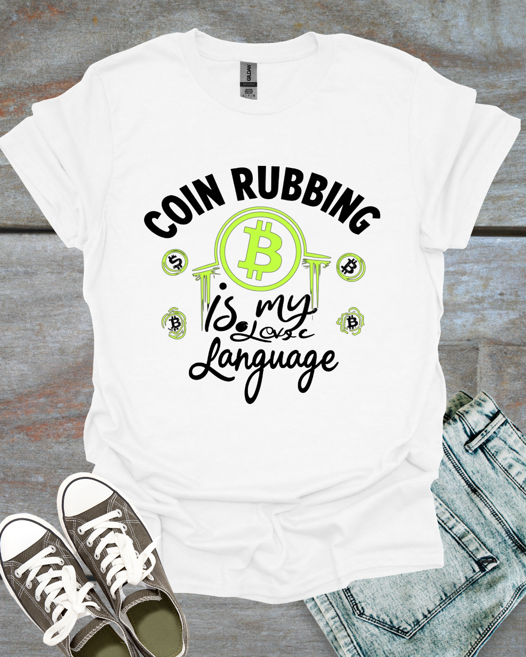 Coin Rubbing Unisex T-Shirt