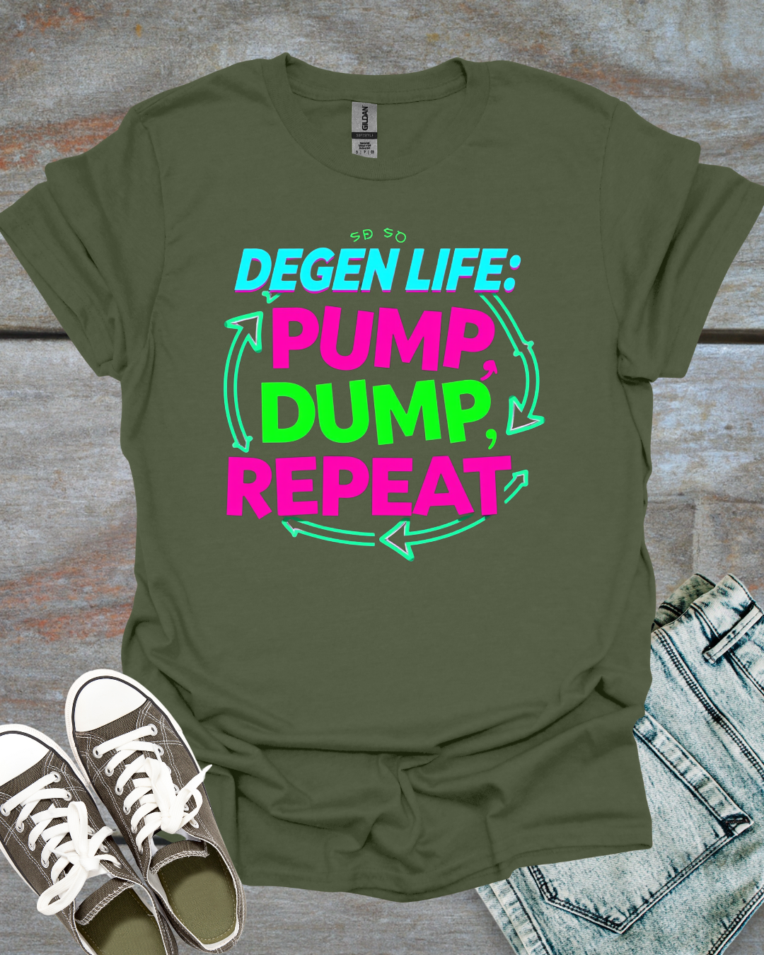 PUMP, DUMP, REPEAT Unisex T-Shirt