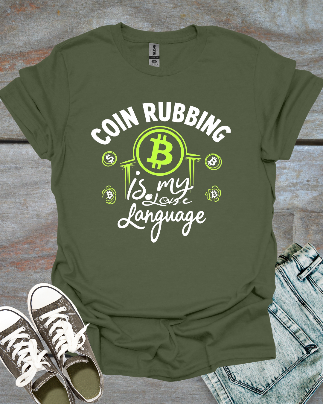 Coin Rubbing Unisex T-Shirt