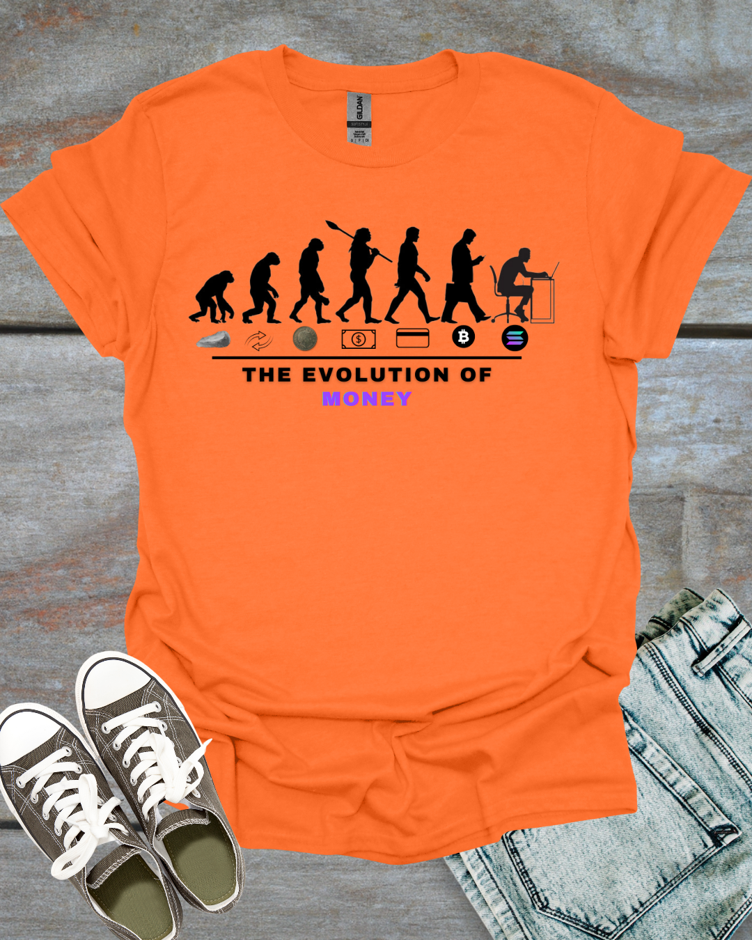 Evolution of money T-shirt