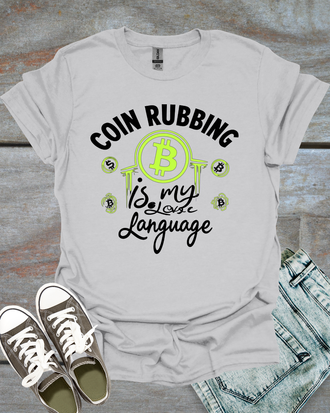 Coin Rubbing Unisex T-Shirt