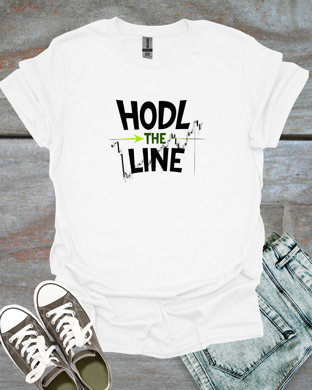 HODL THE LINE Unisex T-Shirt