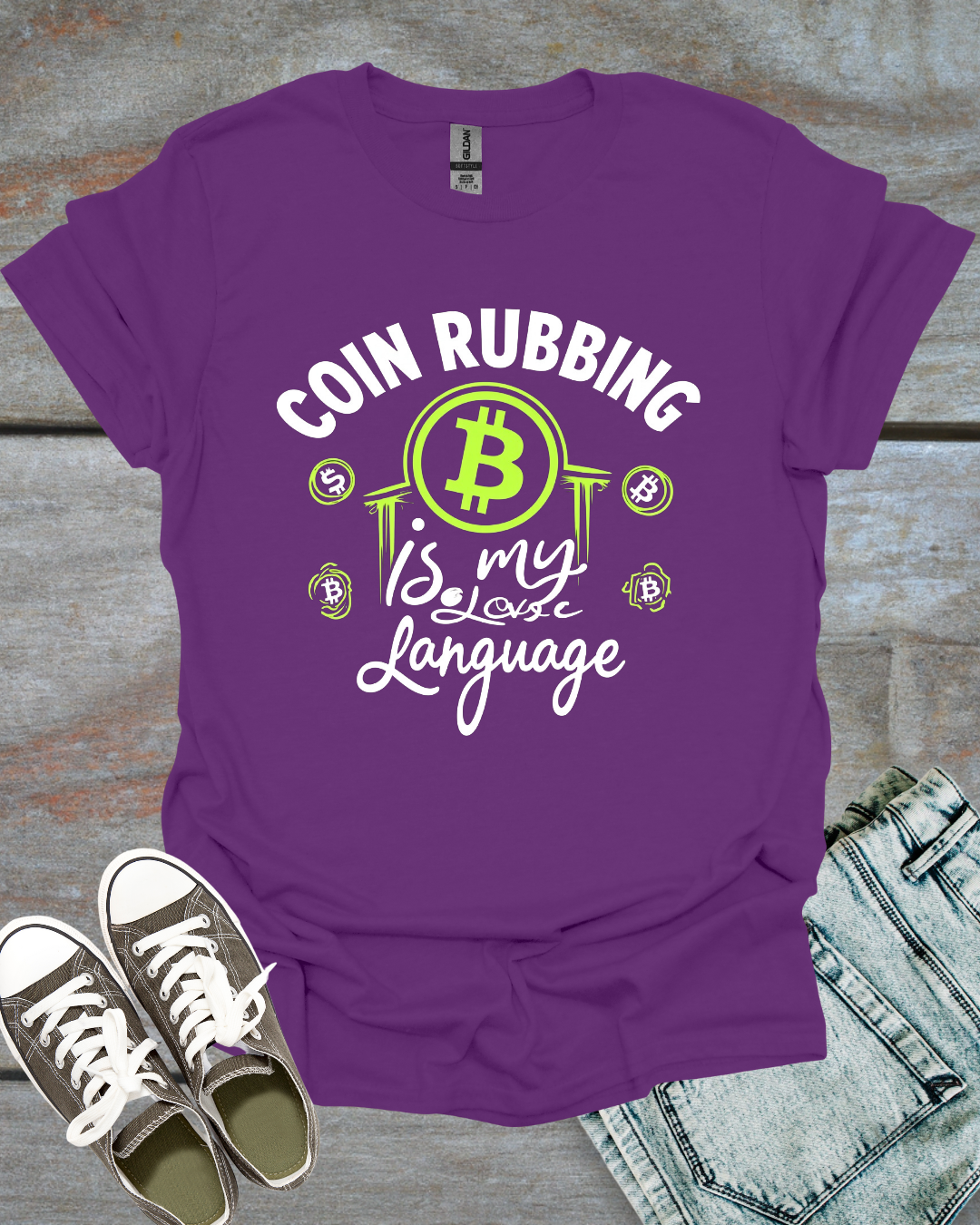 Coin Rubbing Unisex T-Shirt