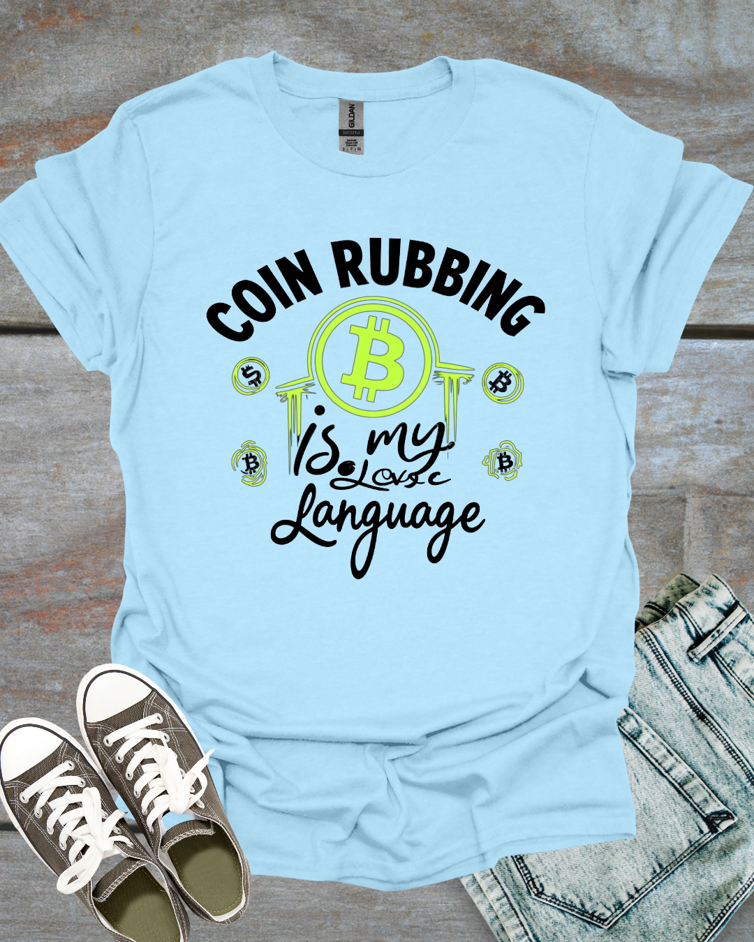 Coin Rubbing Unisex T-Shirt