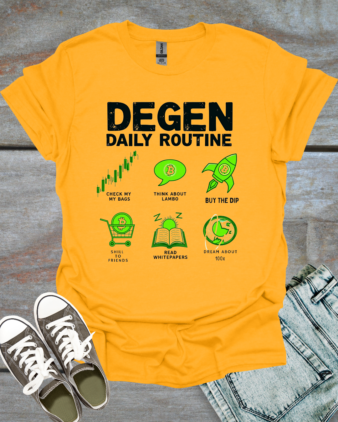 Degen Daily Routine T-shirt