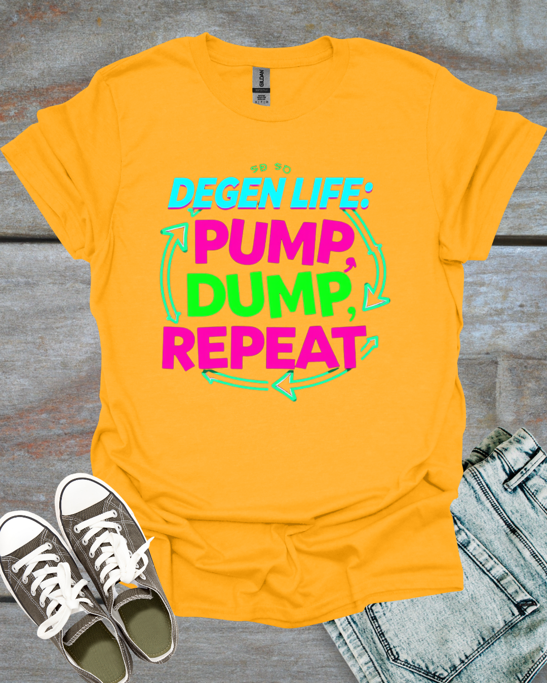 PUMP, DUMP, REPEAT Unisex T-Shirt