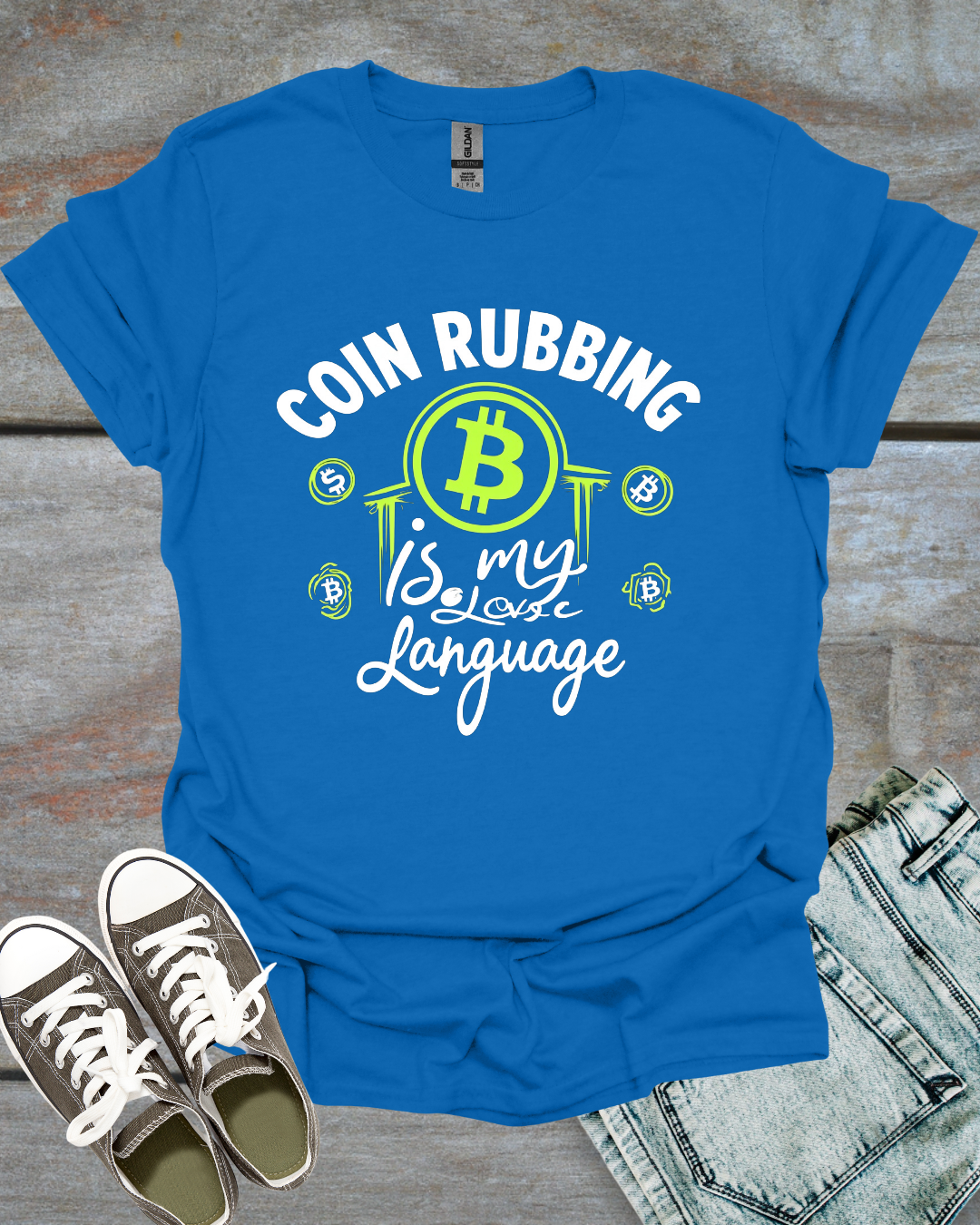 Coin Rubbing Unisex T-Shirt